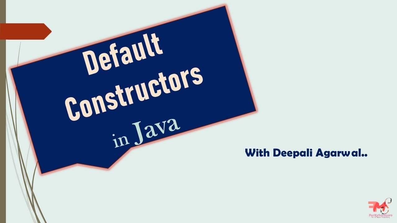 #27 Default Constructors in JAVA | Example | CORE JAVA | Hindi - YouTube