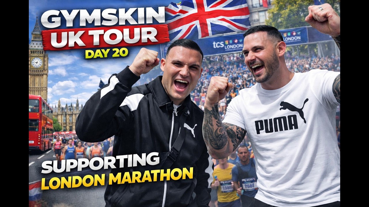 Gymskin UK Tour Day 20 | FULL VOD | London Marathon - YouTube
