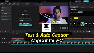 Add Text & Auto Caption Editing in CapCut PC | CapCut PC Video Editing Course #9 screenshot 4