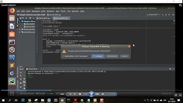 Conexión simple client – server mediante sockets UDP y TCP.
