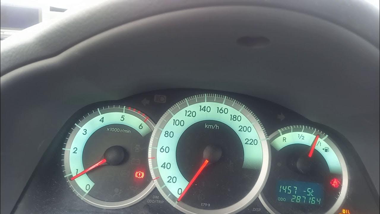 toyota corolla verso OIL CHANGE - YouTube