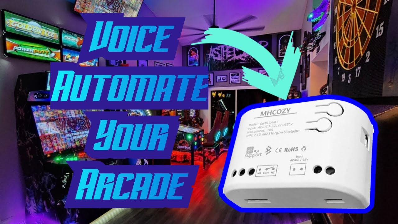 How To Voice Automate Your Arcade | Smart Momentary Switches for One ...
