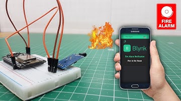 NodeMcu ESP8266 Blynk Fire Alarm Security Notification