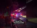 OKC Firefighters Battle NW OKC House Fire Late Sunday Night
