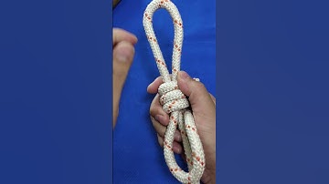 How to Tie a DOUBLE Dragon Knot for Rock Climbing and Rescue 🧗‍♂️🚒: Step-by-Step Guide