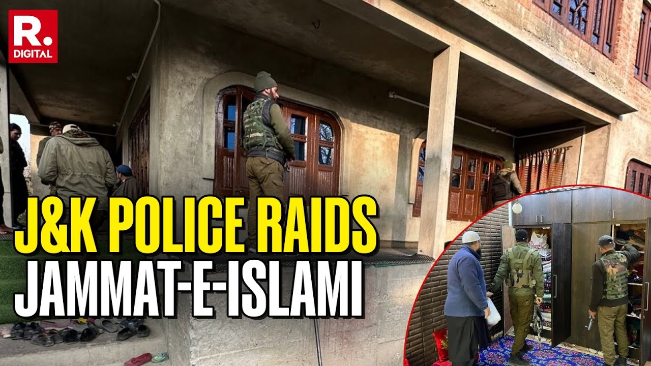 Jammat-E-Islami Affiliates Nabbed By Jammu And Kashmir Police