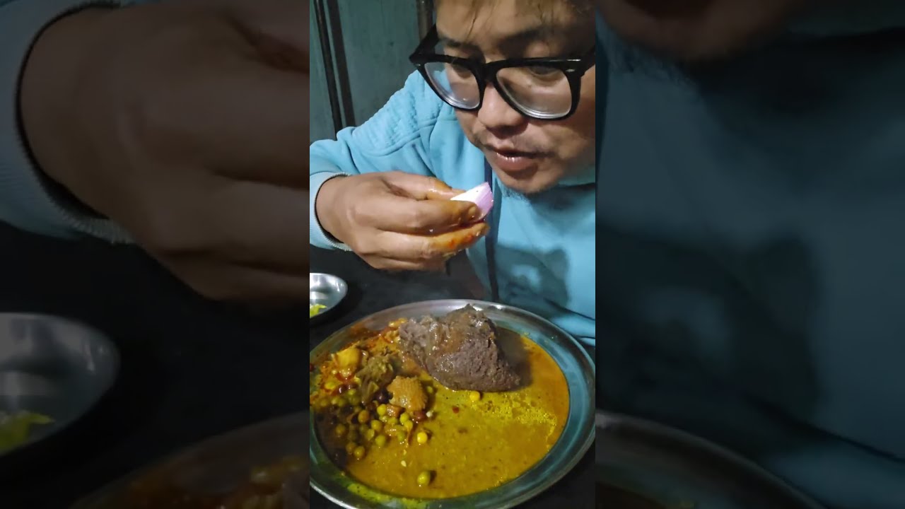 Nepali authentic food dhido | my meal (dinner) 