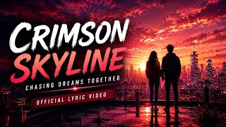 Crimson Skyline |  Lyric Video | SoundmintX 🎵 #soundmintx #song #lyrics #popmusic #viral 