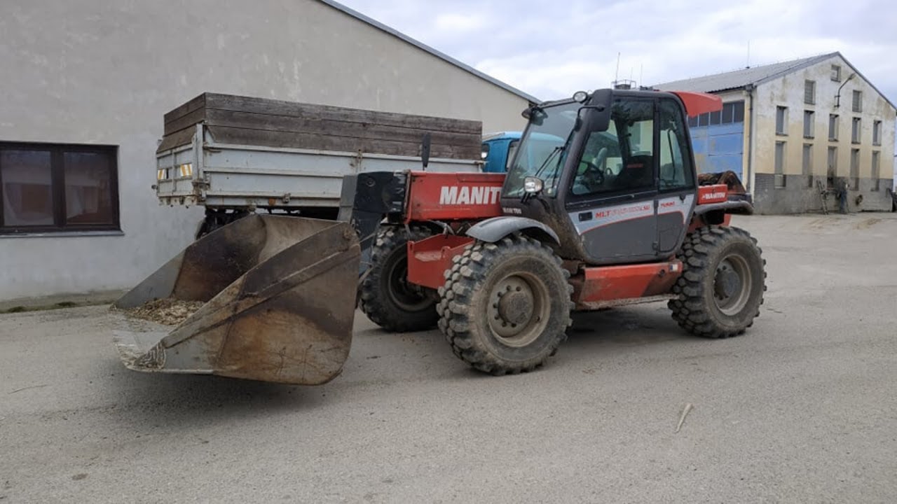 Nakládaní Bioplynové Stanice /Manitou 845-120 POV- Drive Gopro