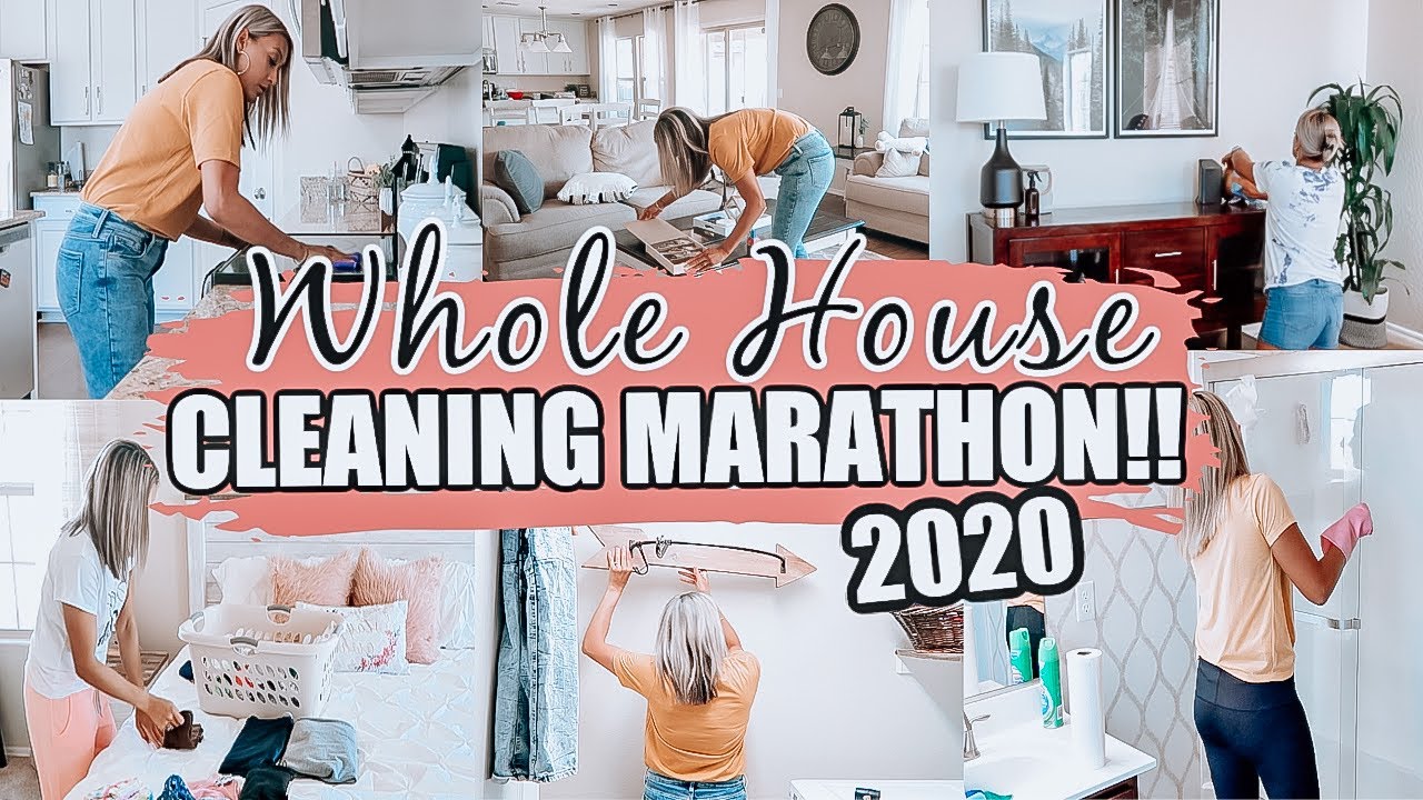 2020 EXTREME CLEAN WITH ME MARATHON | WHOLE HOUSE CLEANING | 1 HOUR OF ...