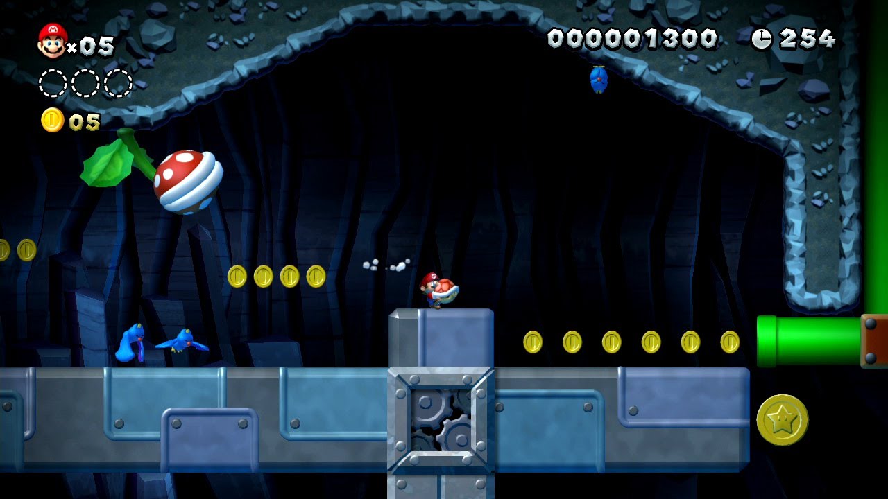 New Super Mario Bros. U - Rock-Candy Mines-7 - Third Star Coin (Wii U)