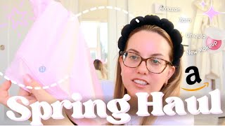 ❀ SPRING HAUL | WHAT I GOT AT LULULEMON, ZARA, UNIQLO, NEW BALANCE, AMAZON ✾ ✿