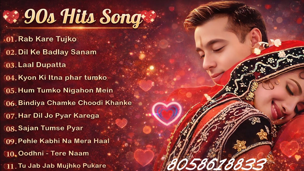90’S Old Hindi Songs💘 90s Love Song💘 Udit Narayan, Alka Yagnik, Kumar Sanu 🥰 Hindi Jukebox Songs