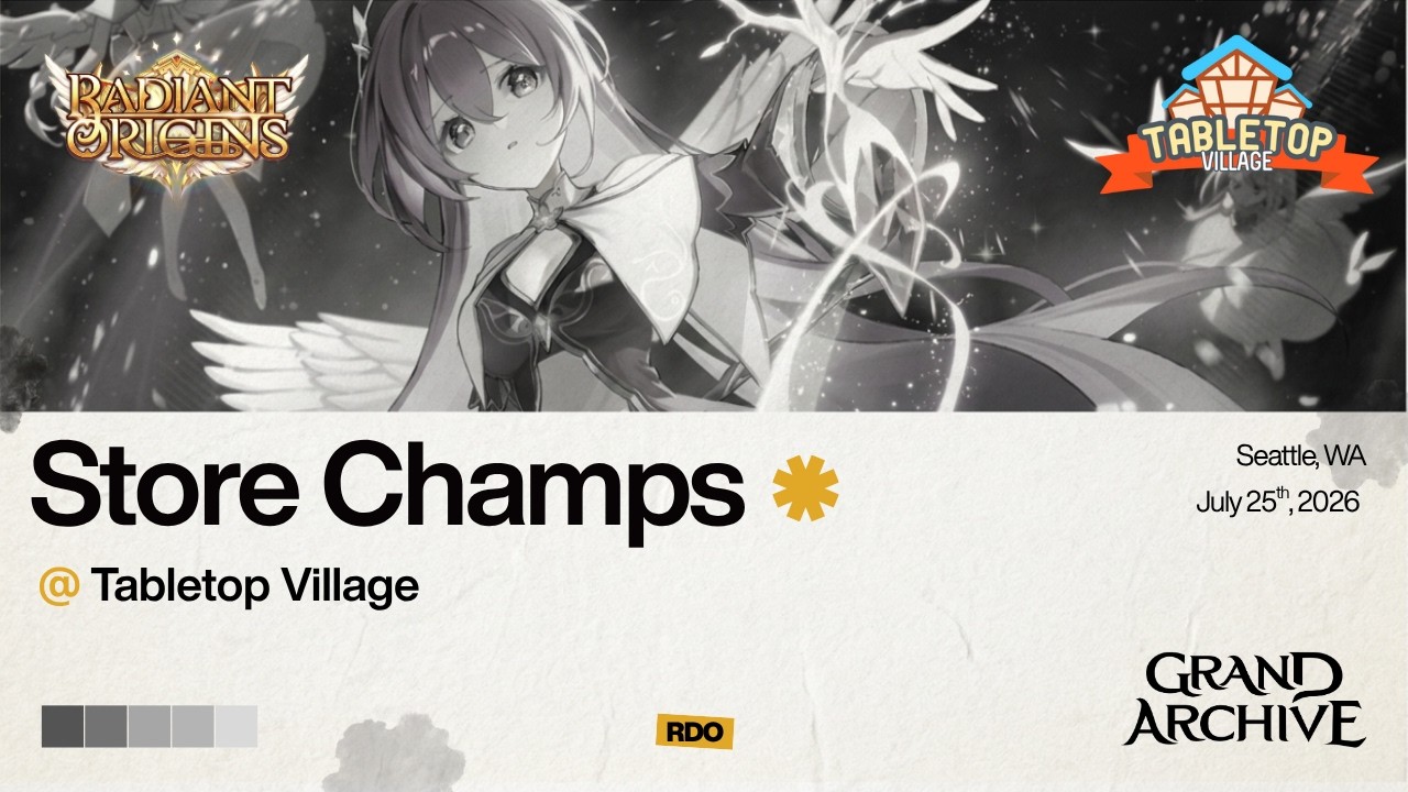 Tabletop Village Store Championship - RDO Season | Grand Archive