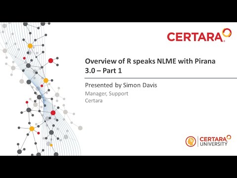 Overview of R speaks NLME with Pirana 3.0 – Part 1