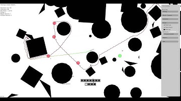 Evolved chemotaxi behavior (spiking neural network)