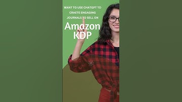 Use ChatGPT To Create Unique Journals to Sell on Amazon KDP #makemoneyonline #amazonkdp #chatgpt