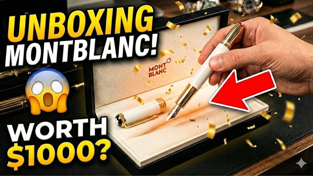 MontBlanc Rouge et Noir Baby | Fountain Pen Unboxing Comparison