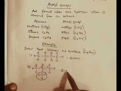 Isomerism in alkanes.Organic