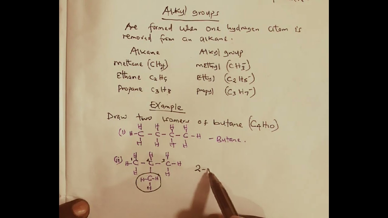 Изомерия алканов. Органическая химия 1. Урок 2