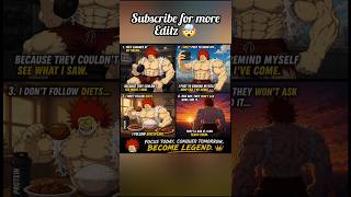 🔥 Muscular Anime Parody 💪 | From Zero to Legend 👑 | Motivation Comic Edit #anime #shorts