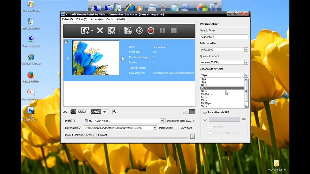 how to use Xilisoft PowerPoint to Video Converter