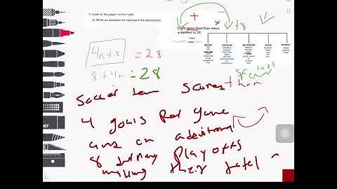 7th grade 5-1 Write Two-step equation
