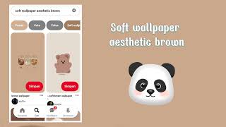 recommendation wallpaper aesthetic & cute || Photo by: Pinterest screenshot 2