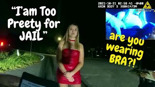 Pretty Teen Arrested for DUI on HALLOWEEN night!