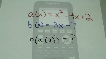 How to Do Compositions of Functions on Your TI-84 Plus CE (Helpful for STANDARDIZED TESTS)
