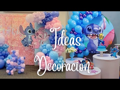 STITCH IDEAS DE DECORACIÓN TEMÁTICA -🤗Karol 