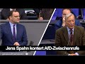Jens Spahn kontert AfD Zwischenrufe im Bundestag