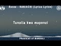 Ronze Haniachi Video Lyrics Ronze Haniachi Video Lyrics