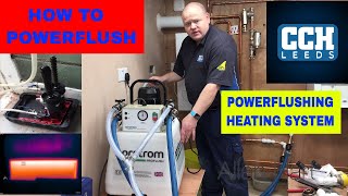 HOW TO POWERFLUSH  Powerflushing a Combi Boiler Leeds