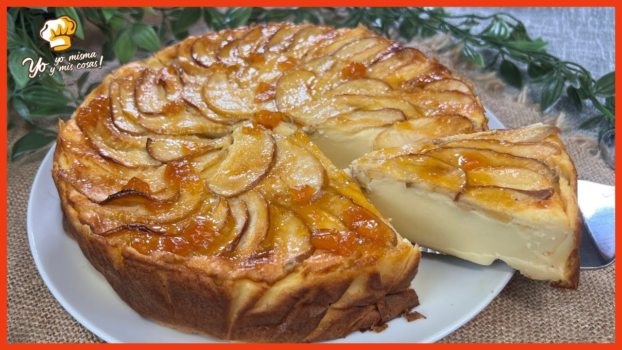 ⭐ La Famosa Tarta de Manzana y Queso que todos me piden cuando vienen a casa a comer...