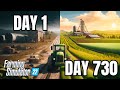 I spent 2 years building ultimate farm from scratch  farming simulator 22