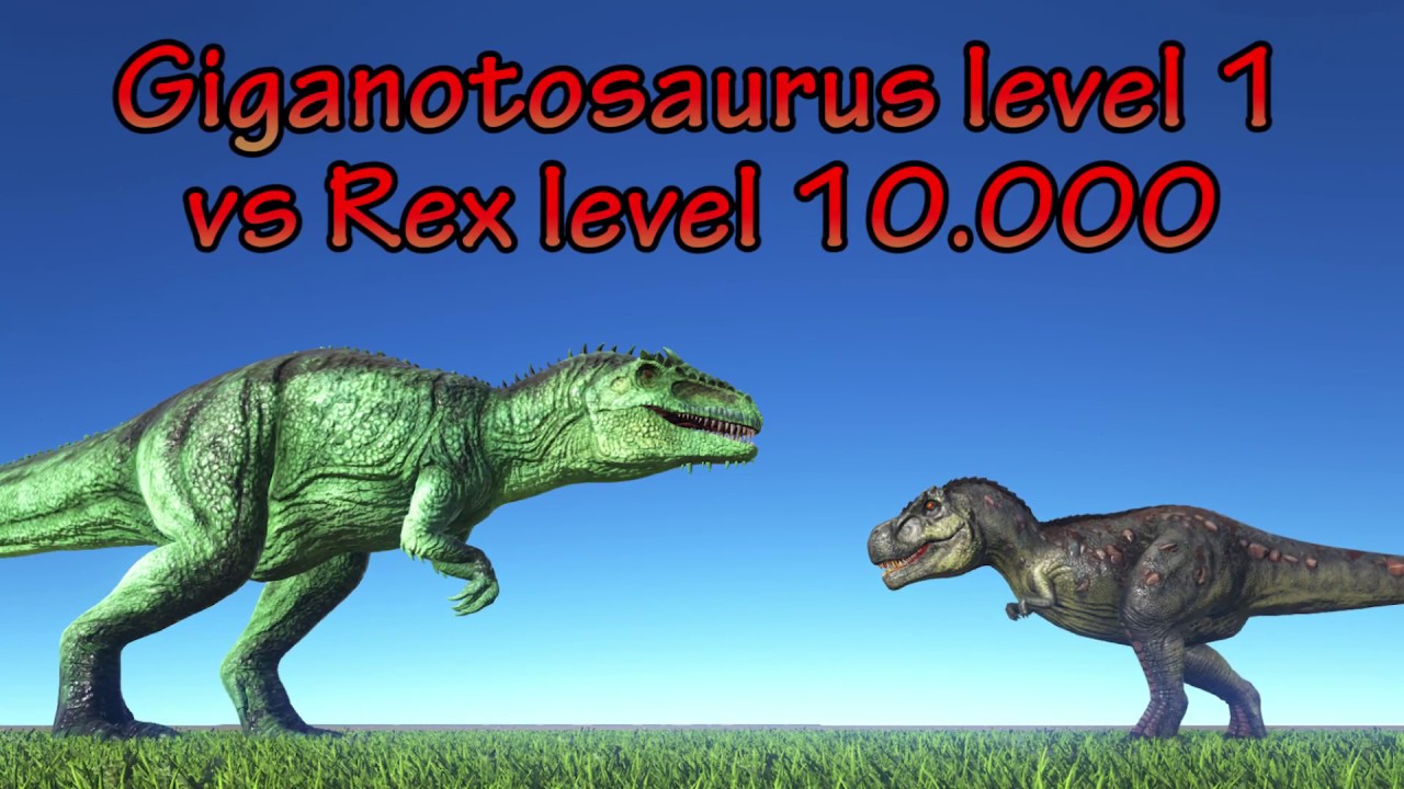 giganotosaurus size comparison to t rex