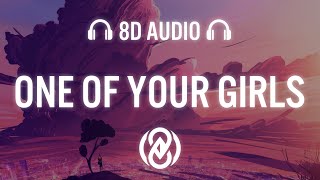 Troye Sivan - One of Your Girls (Felix Jaehn Remix) (Lyrics) | 8D Audio 🎧