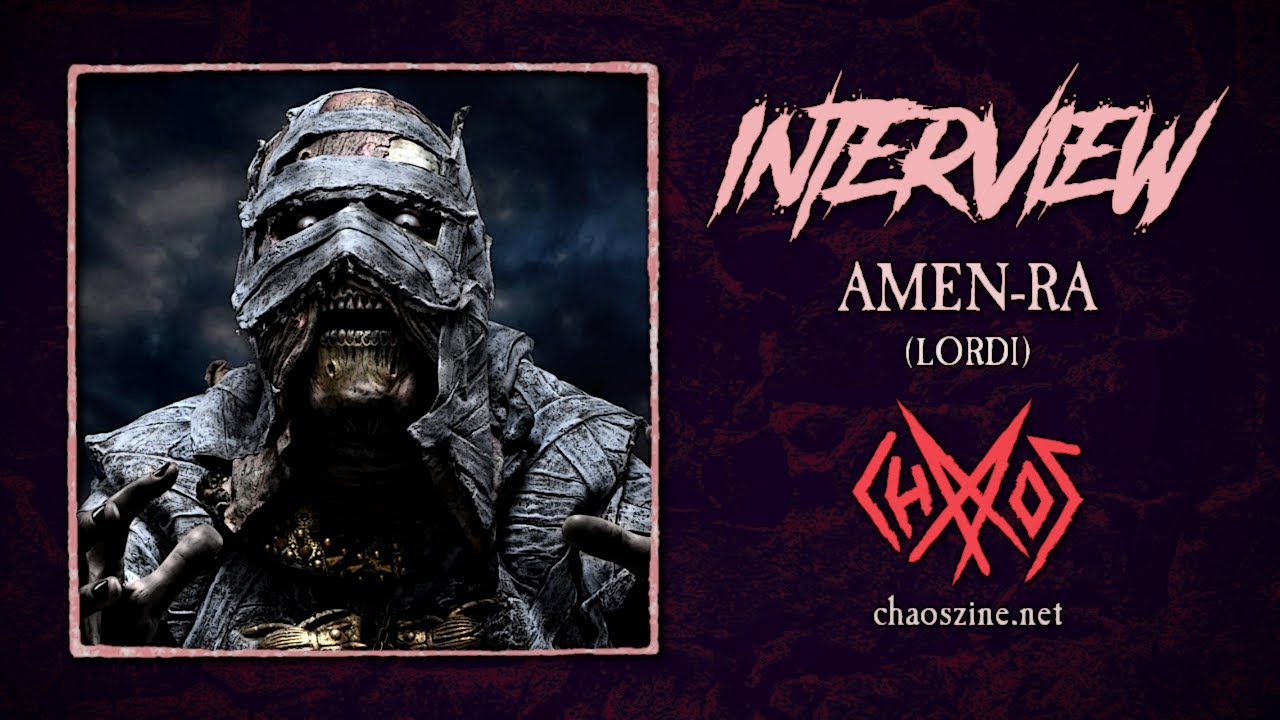 Lordi Interview Amen Ra Icehall Helsinki 13 12 19 Youtube