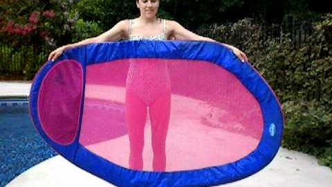 Spring Pool Float - How to Fold it Back Up