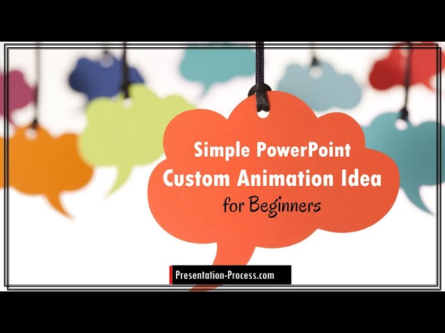 Simple PowerPoint Custom Animation Idea for Beginners - YouTube