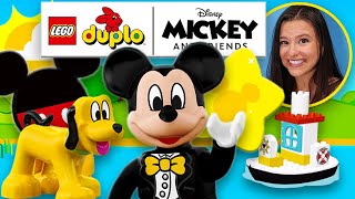 LEARN ABCs AND NUMBERS WITH MICKEY | LEGO Duplo Mickey | Educational Gameplay