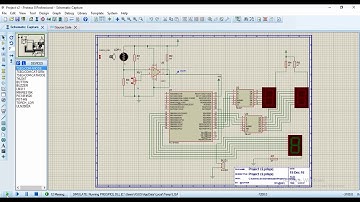 Optical pulse to electronic pulse counter prototype (Proteus Simulation)
