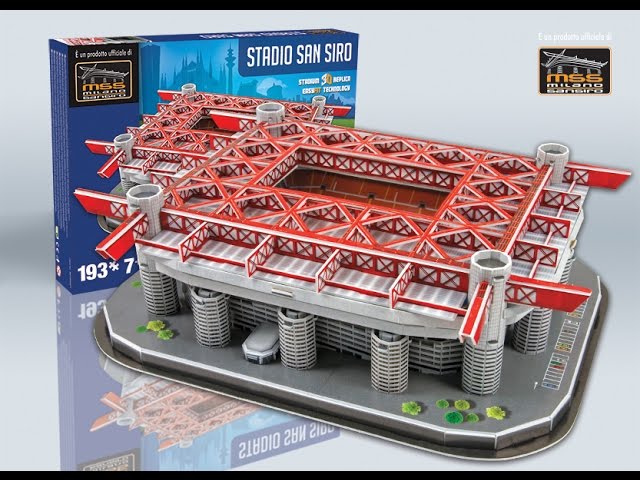 Estadio San Siro Giuseppe Meazza" | - Puzzle 3D - YouTube