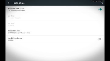 How to set date and time on your android phone/tablet (the excellent )ay