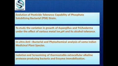 summer internship in Life Science