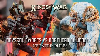 We play Kings of War! Abyssal Dwarfs vs Northern Alliance with the updated rules screenshot 5