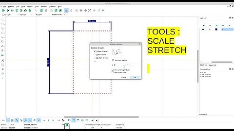 Scale or Resize an Object Very Simple - Librecad Tutorial
