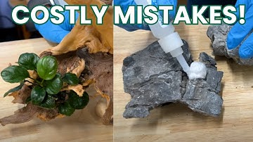 WATCH THIS Before Gluing ANYTHING In Your Aquarium