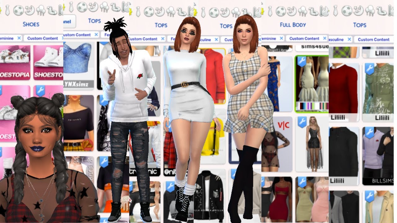 Sims 4 Alpha Cc Haul And Showcase Hair Clothes Makeup Shoes Male